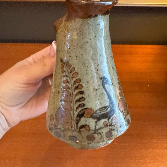 Handmade Bird  Creamer Pitcher  Mexico Folk Art Vintage - Picture 11 of 12